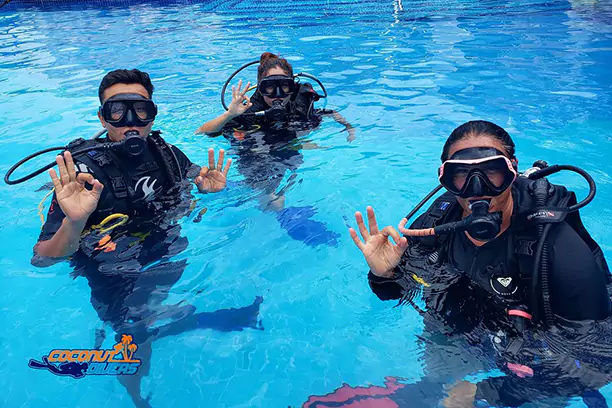 scuba diving lesson | getting PADI divers certificate